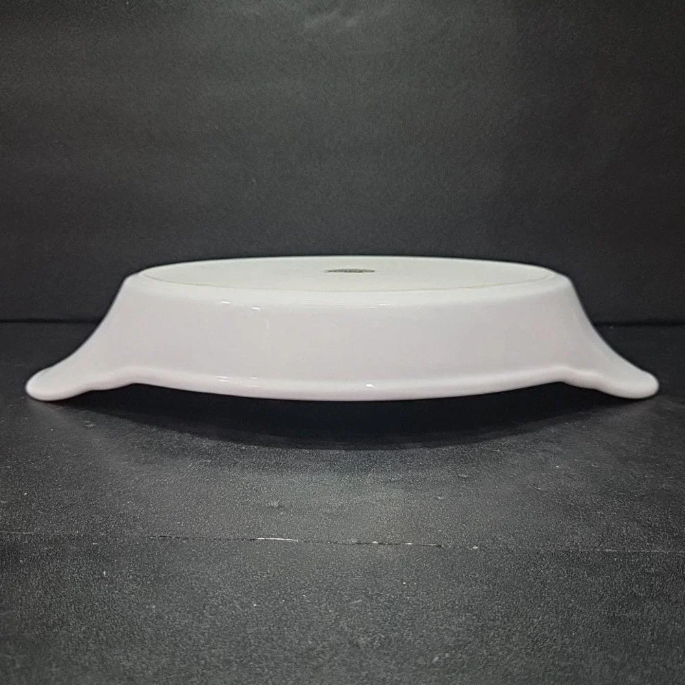 The Cellar Whiteware Oval Casserole Dish, Vintage‎ Style Bakeware, Kitchenware
